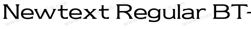 Newtext Regular BT字体转换